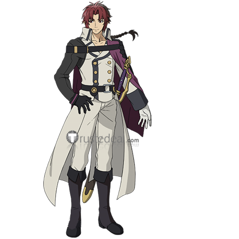 Crowley Eusford From Seraph of the End COSPLAY COSTUME White 