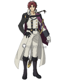 Seraph of the End Owari no Serafu Crowley Eusford White Purple Cosplay Costume