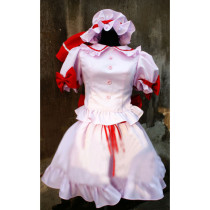 Touhou Scarlet Weather Rhapsody Remilia Scarlet Pink Cosplay Costume