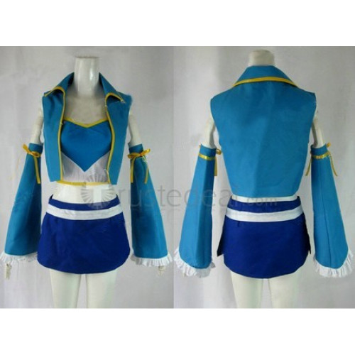 Fairy Tail Lucy Heartfilia Seven Years Later Cosplay Costume