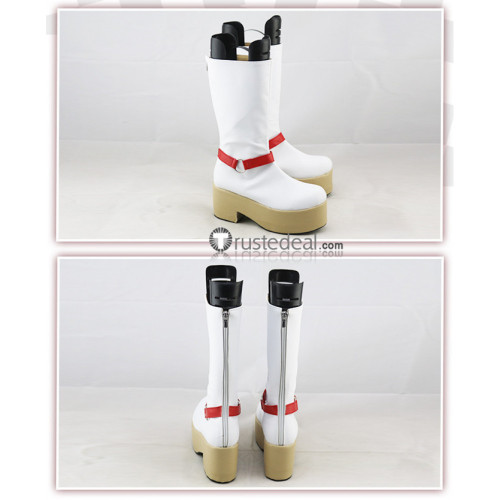 Digimon Adventure 02 DigiDestined Mimi Tachikawa White Cosplay Shoes Boots