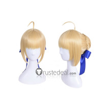 Fate Stay Night Saber Blonde Cosplay Wig