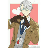 Yuri on Ice YOI Viktor Victor Nikiforov Trench Coat Coach Cosplay Costume