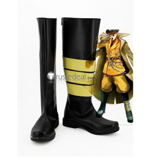 Overlord Pandora's Actor Black Cosplay Boots Shoes