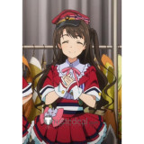 The Idolmaster Cinderella Girls New Generation Uzuki Shimamura Red Cosplay Costume