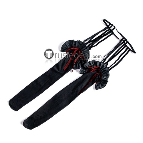 Guilty Crown EGOIST Inori Yuzuriha Black Gothic Cosplay Costume