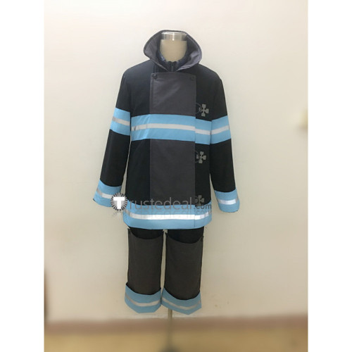 Enen no Shouboutai Kusakabe Shinra Arthur Boyle Akitaru Oubi Fire Force Bunker Gear Mission Uniform Cosplay Costume