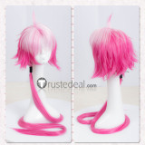 Nanbaka Tsukumo Pink Cosplay Wig