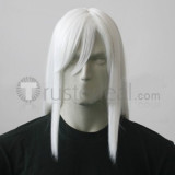 Bleach Shinigami Ukitake Juushiro Long White Cosplay Wig