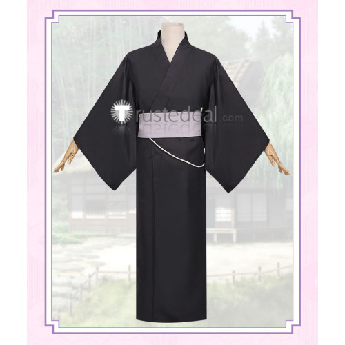 Kakuriyo Bed and Breakfast for Spirits Odanna Black Red Kimono Cosplay Costume