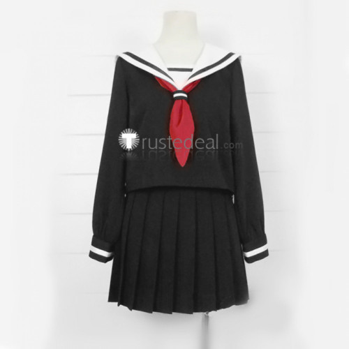 Hell Girl Ai Enma Black Sailor Cosplay Costume