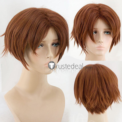 Darling in the Franxx Futoshi Code 214 Brown Cosplay Wig