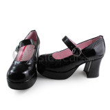 Wine Red Flats Lolita Shoes