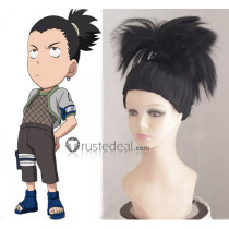 Naruto Nara Shikamaru Black Cosplay Wig