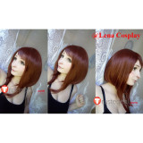 My Hero Academia Boku no Hero Academia Ochako Uraraka Brown Cosplay Wig