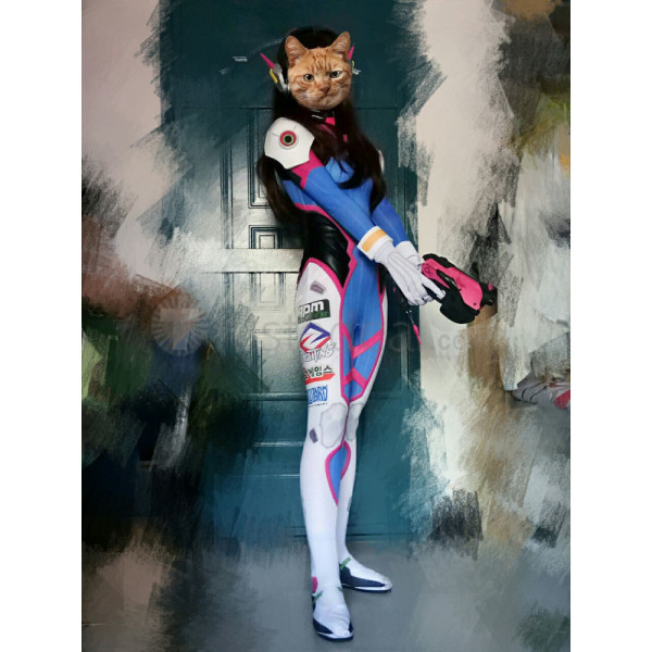 Overwatch D.Va Body Suit Cosplay Costume