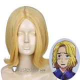 Hetalia Axis Powers France Francis Bonnefoy Blonde Gold Cosplay Wig