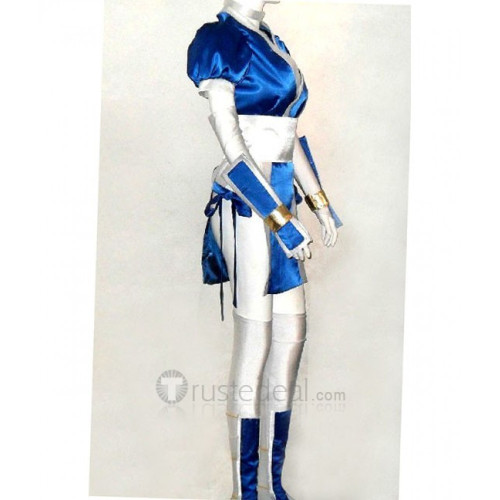 The King of Fighters Mai Shiranui Blue Cosplay Costume