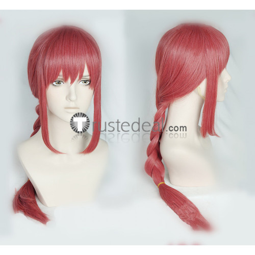 Chainsaw Man Makima Angel Devil Red Brown Orange Cosplay Wigs