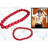 One Piece Portgas D. Ace Cosplay Necklace