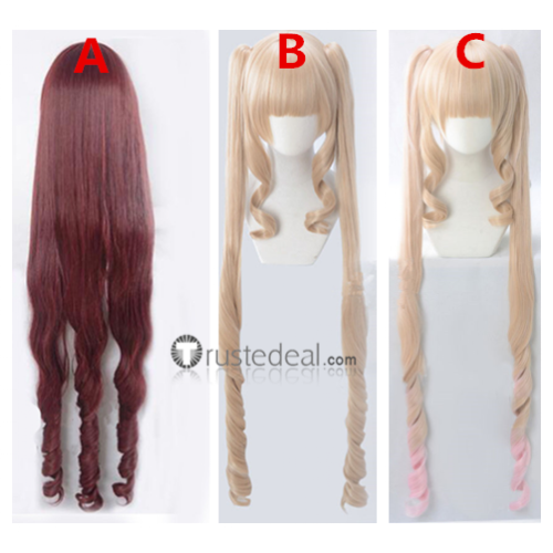 Rozen Maiden Suiseiseki Jade Stern Shinku blonde Brown Cosplay Wigs