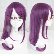 Tokyo Ghoul Rize Kamishiro Purple Cosplay Wig