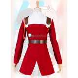 Darling in the Franxx Zero Two Code 002 Pilots White Overcoat Red Uniform Cosplay Costume2