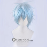 Servamp Kuro Sleepy Ash Silver White Blue Gradient Cosplay Wig