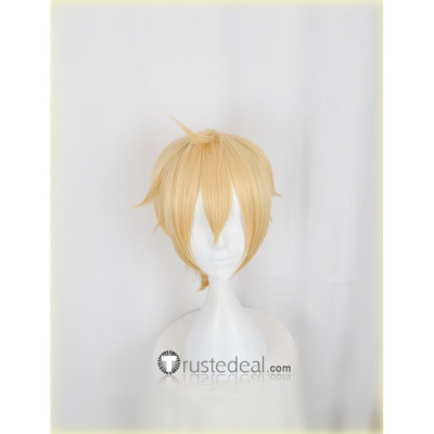 Vocaloid Kagamine Len Blonde Cosplay Wig