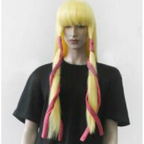 Code Geass Monica Kruszewski Yellow Gold Cosplay Wig