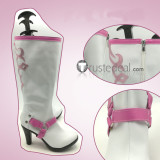 Final Fantasy 15 Cindy Aurum White Cosplay Boots Shoes