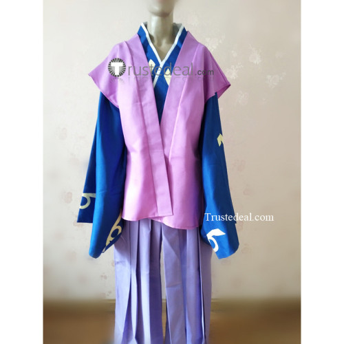 Inuyasha Naraku Blue Kimono Cosplay Costume