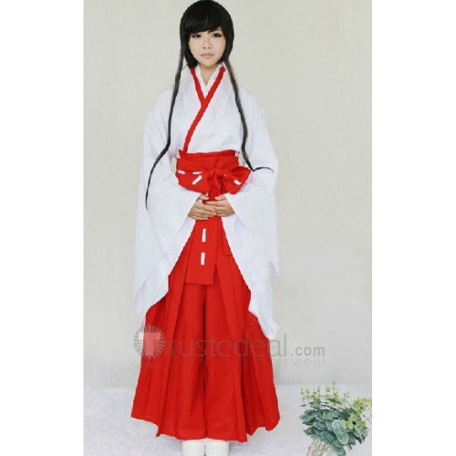 Blood C Saya Kisaragi Red White Kimono Cosplay Costume