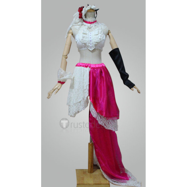 League of Legends Wedding Bride Jinx Dress Cosplay Costume