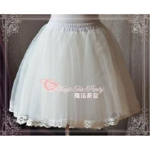 Magic Tea Party White Lolita Petticoat
