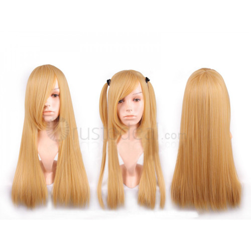 Death Note Amane Misa Long Blonde Cosplay Wig