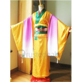 Hakuouki Sen-hime Yellow Cosplay Kimono 1