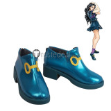 JoJo's Bizarre Adventure Yukako Yamagishi Blue Cosplay Shoes Boots
