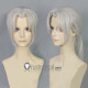 Naruto Kabuto Yakushi Silver Grey Ponytail Cosplay Wig