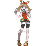 Pokemon Omega Ruby and Alpha Sapphire May Haruka Red Blue Cosplay Costume