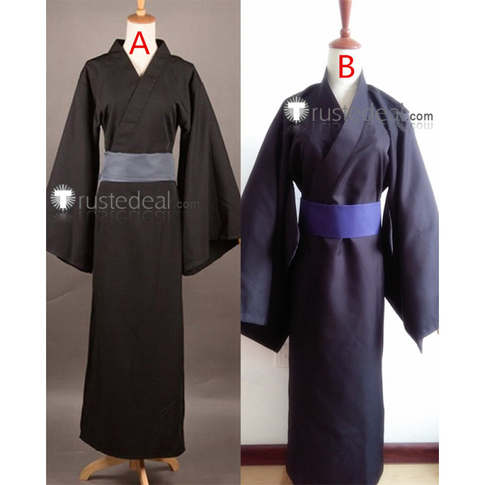 New Noragami Yato Black Kimono Yukata Summer Matsuri Cosplay Costume clothing