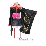 Unbreakable Machine-Doll Yaya Kimono Black Cosplay Costume