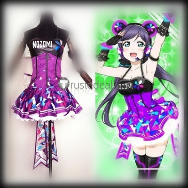 Love Live SR Tojo Nozomi Cyber Cosplay Costume