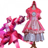 Overwatch Reaper Female Pink Cosplay Costume