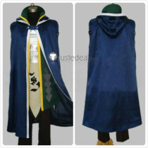 Fairy Tail Crime Sorciere Jellal Fernandes Blue Cosplay Costume