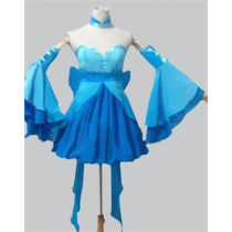 Vocaloid Luotianyi and YueZheng Ling Fish and Magpie Blue and Red Cosplay Costume