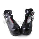 Black High Heels Platform Lolita Shoes
