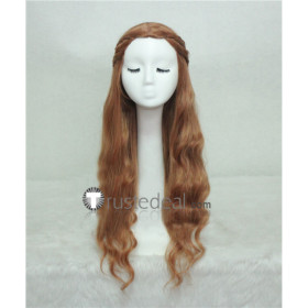 Game of Thrones Queen Cersei Lannister Braid Brown Cosplay Wig