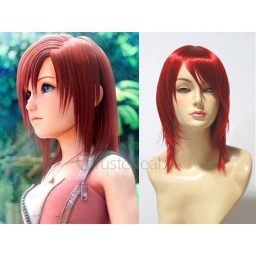 Kingdom Hearts Kairi Red Cosplay Wig