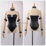 Super Mario Bros Princess Bowser Koopa Bowsette Black Bodysuit Cosplay Costume 3